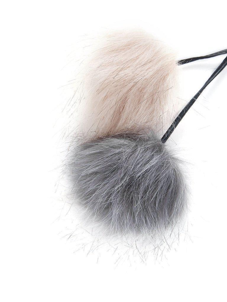 Double Pom Pom Design Keychain-others-Des Mess