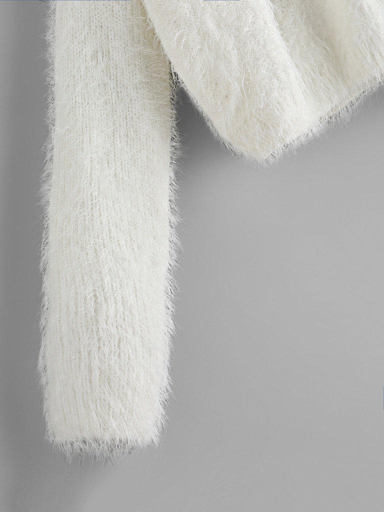 Single Pocket Front Fuzzy Jumper-outerwear-Des Mess