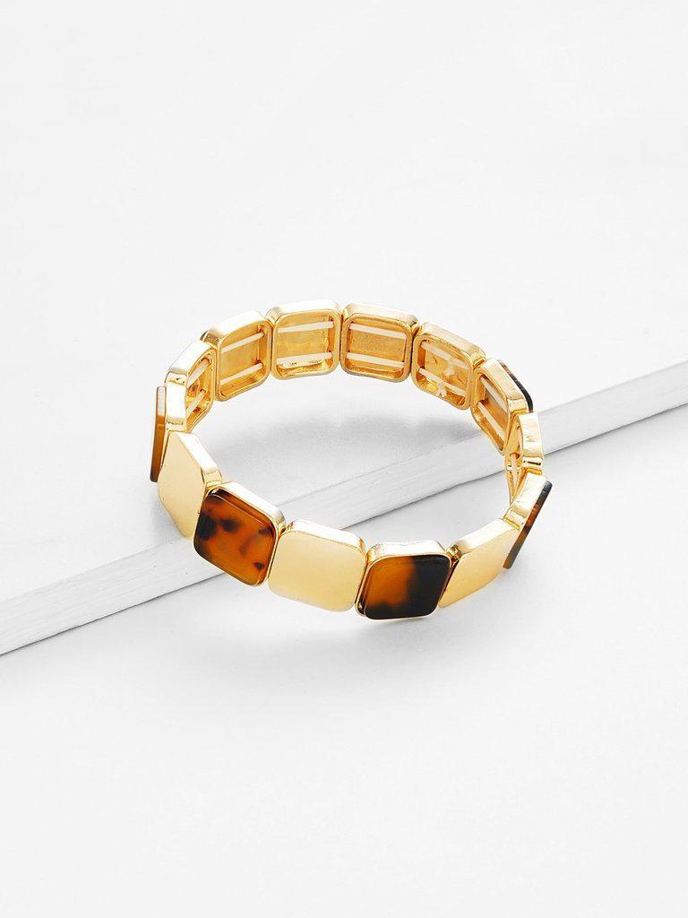 Mini Square Design Bangle Bracelet--Des Mess