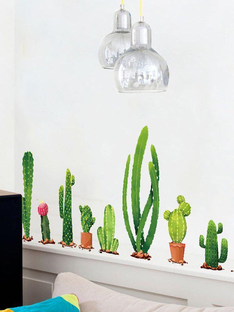 Multi Shaped Cactus Wall Decal-others-Des Mess