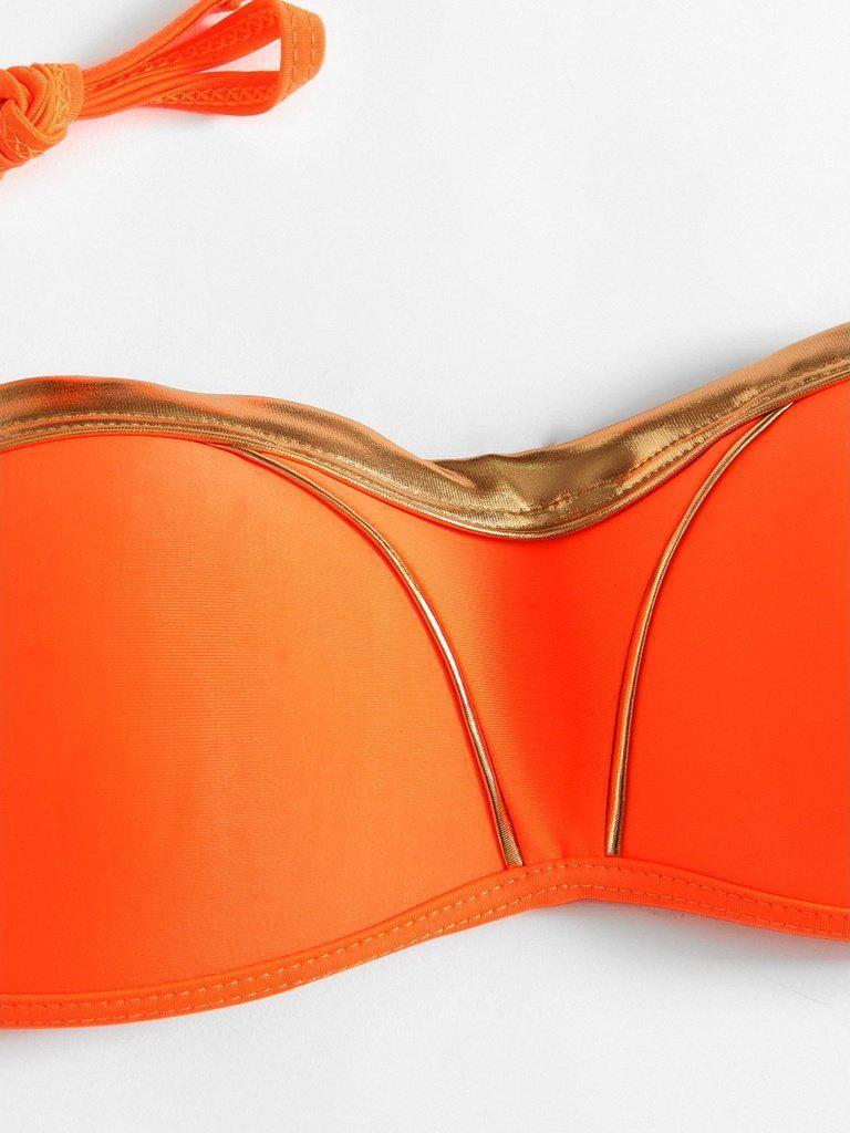 Ladder Cut Out Bikini Set-swimwear-Des Mess