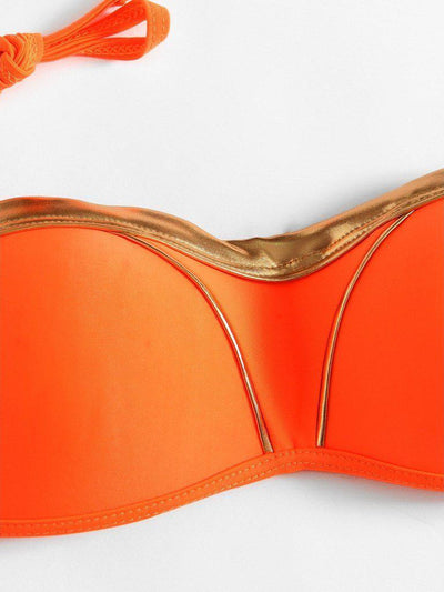 Ladder Cut Out Bikini Set-swimwear-Des Mess
