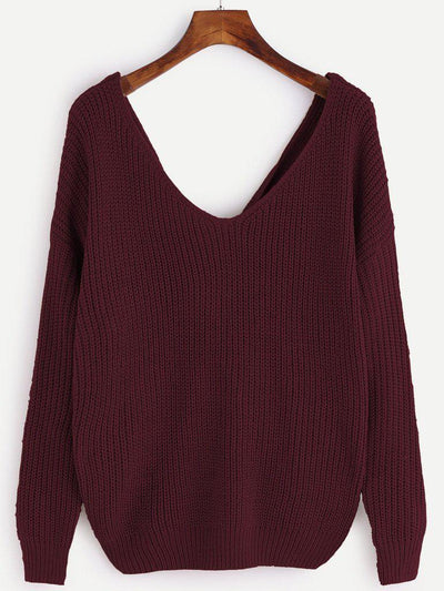 Pearl Beading Twist Infinity Sweater-outerwear-Des Mess