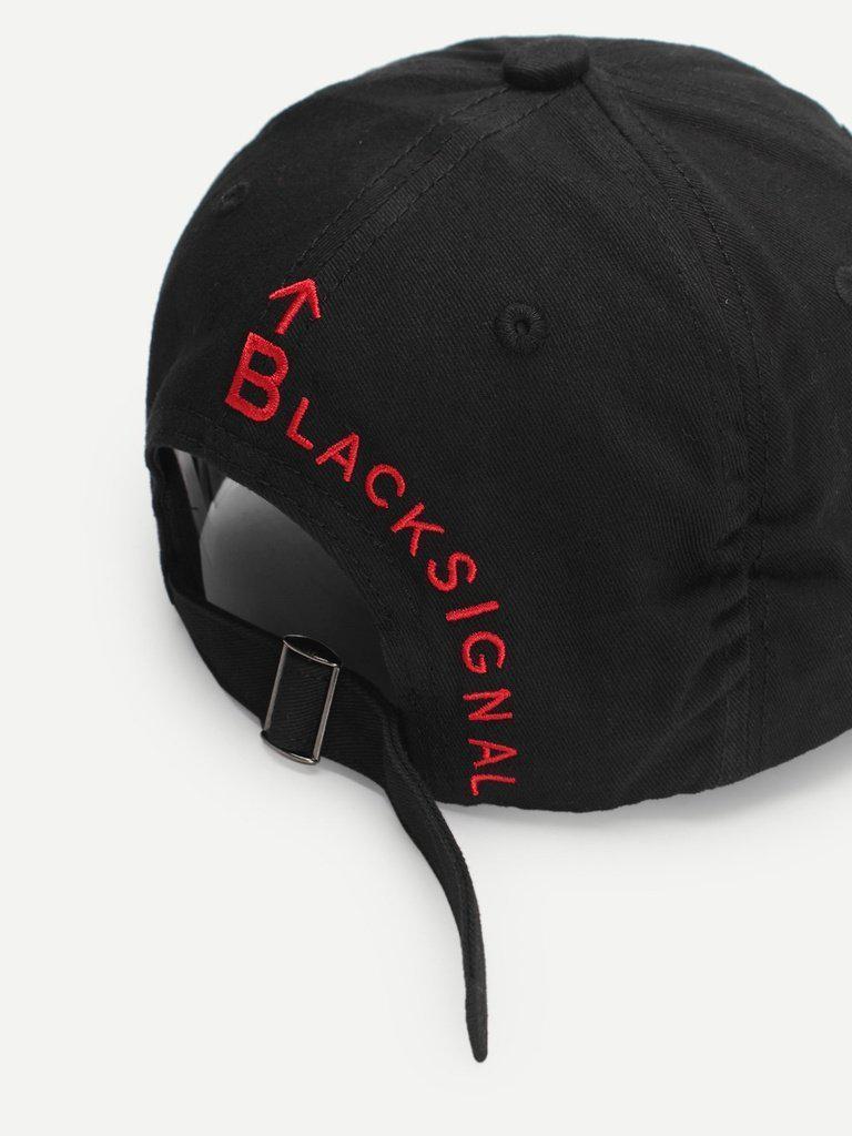 Embroidered Letter Baseball Cap-accessories-Des Mess