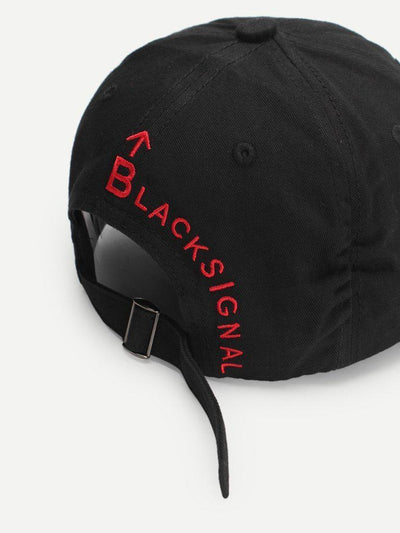Embroidered Letter Baseball Cap-accessories-Des Mess
