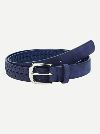 Metal Buckle Braided Belt-accessories-Des Mess