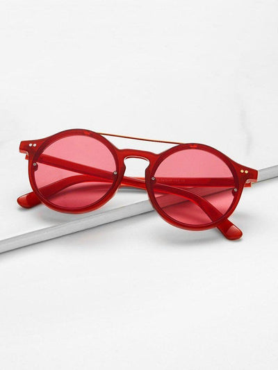 Double Bridge Tinted Lens Sunglasses-accessories-Des Mess