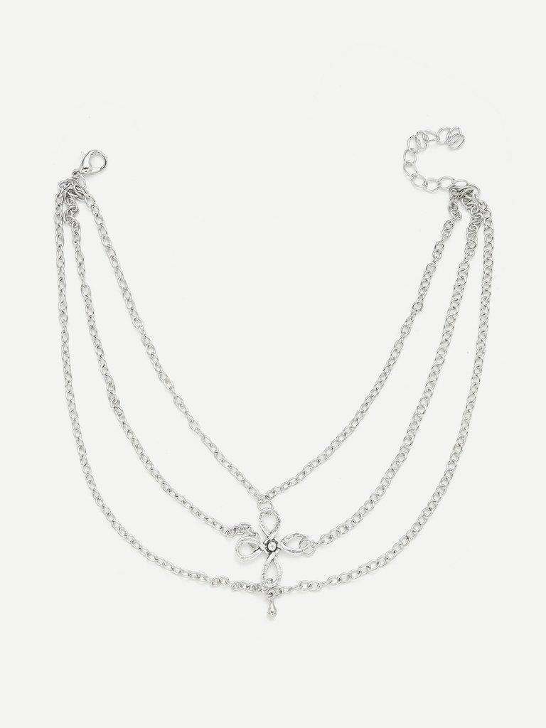 Retro Layered Chain Anklet-jewelry-Des Mess