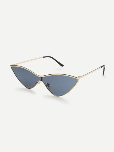 Metal Extreme Cat Eye Sunglasses-accessories-Des Mess
