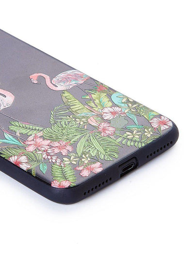 Flamingo Print Iphone Case-others-Des Mess