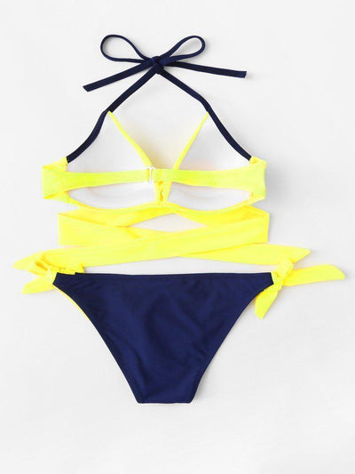 Crossover Mix & Match Bikini Set-swimwear-Des Mess