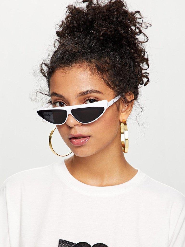 Contrast Frame Sunglasses-accessories-Des Mess