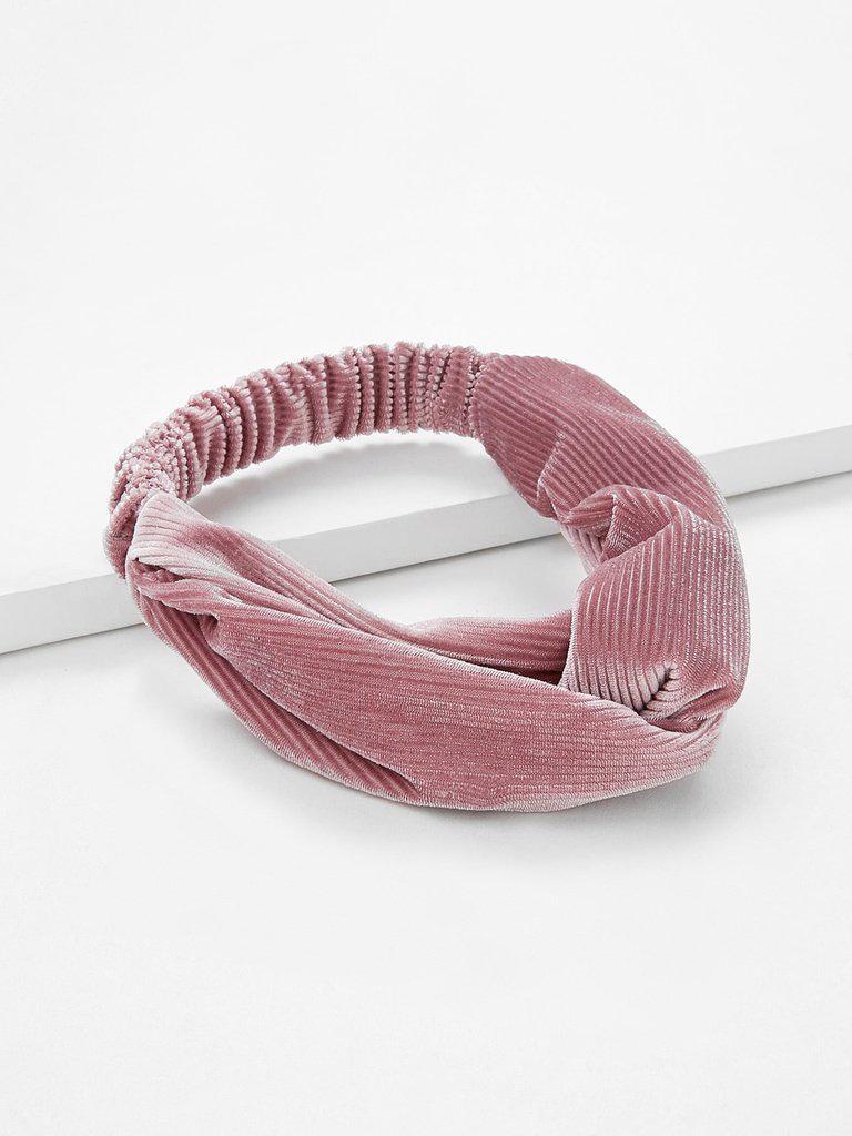 Knot Design Adjustable Headband-hair-Des Mess