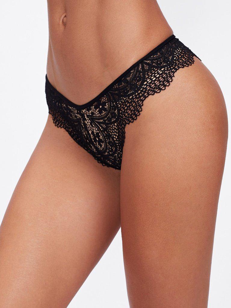 Scallop Trim Lace Panty-lingerie-Des Mess