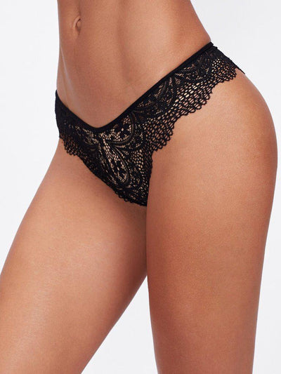 Scallop Trim Lace Panty-lingerie-Des Mess
