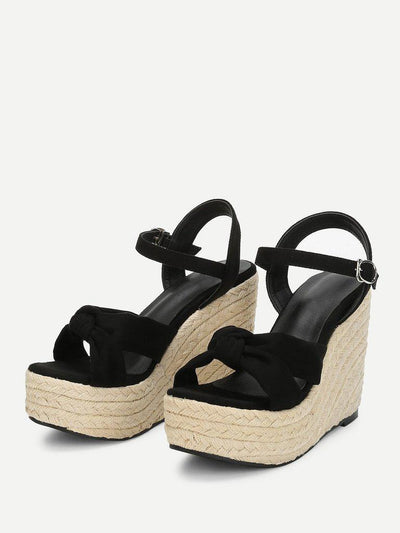 Suede Espadrille Platform Wedge Sandals-shoes-Des Mess
