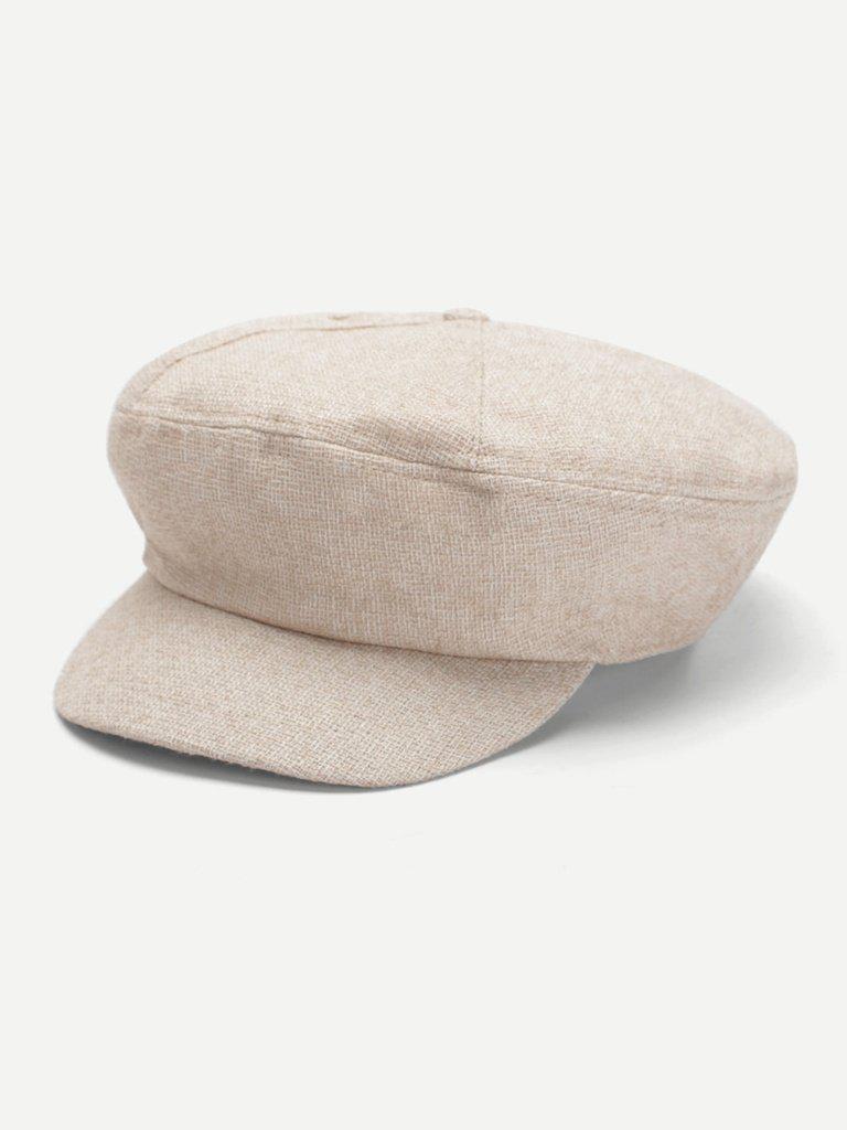 Plain Baker Boy Hat-accessories-Des Mess