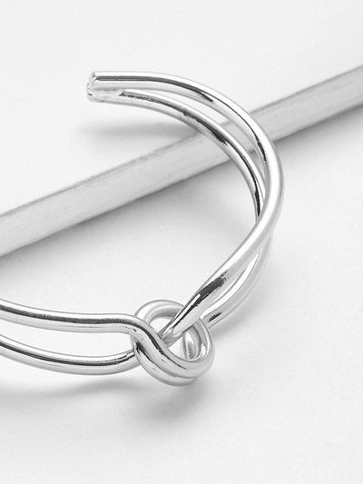 Open Knot Cuff Bangle--Des Mess