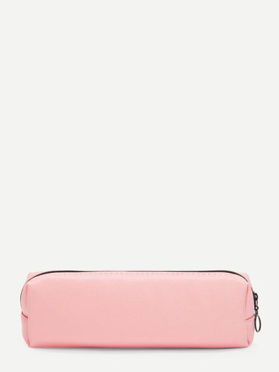 Slogan Print Pencil Case-others-Des Mess