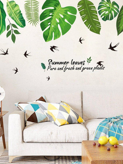 Tropical Leaves Wall Decal-others-Des Mess