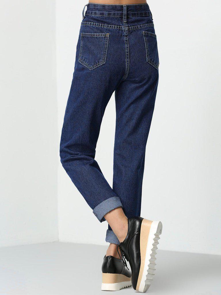 Rolled Up Mom Jeans-bottom-Des Mess