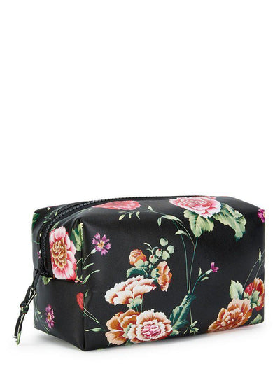 Flower Print Zipper Makeup Bag-makeup-Des Mess