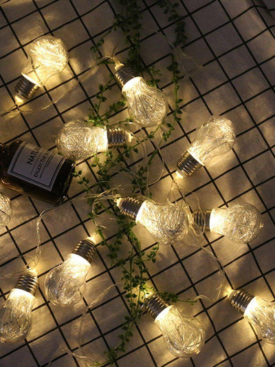 Plug In String Light With Bulb 20pcs-others-Des Mess