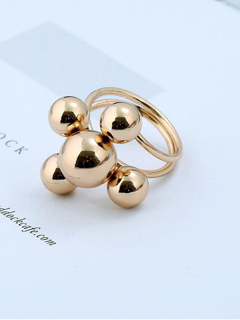 Ball Inlay Spiral Ring-jewelry-Des Mess