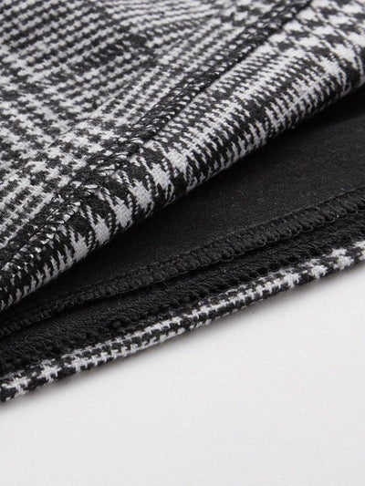 Wales Check Zip Back Skirt-bottom-Des Mess