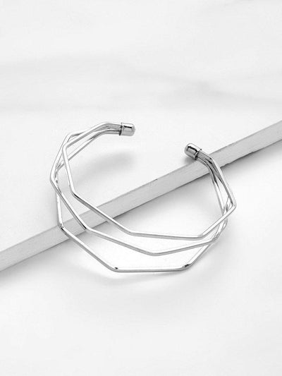 Layered Cuff Bracelet-jewelry-Des Mess