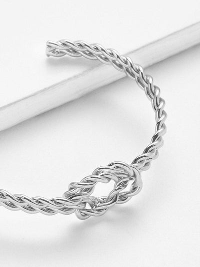 Double Layered Twist Cuff Bangle--Des Mess