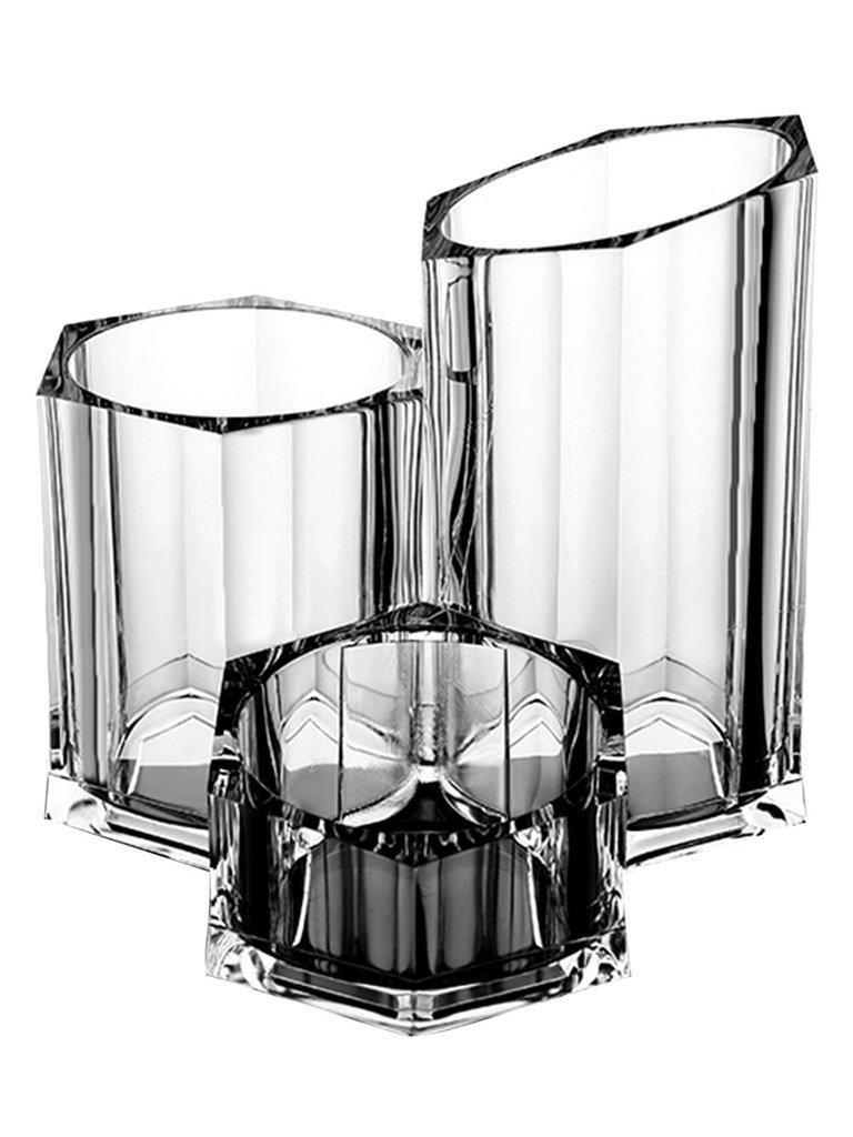 Clear Makeup Brush Holder & Beauty Storage-makeup-Des Mess