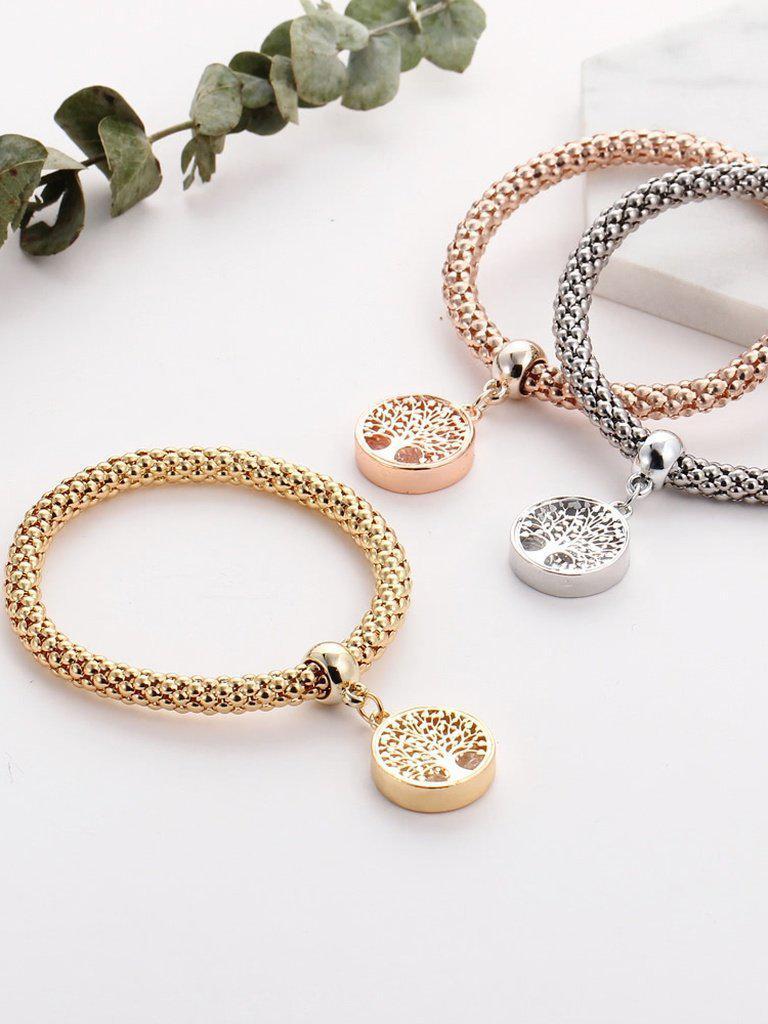Tree Shaped Charm Bracelet Set--Des Mess