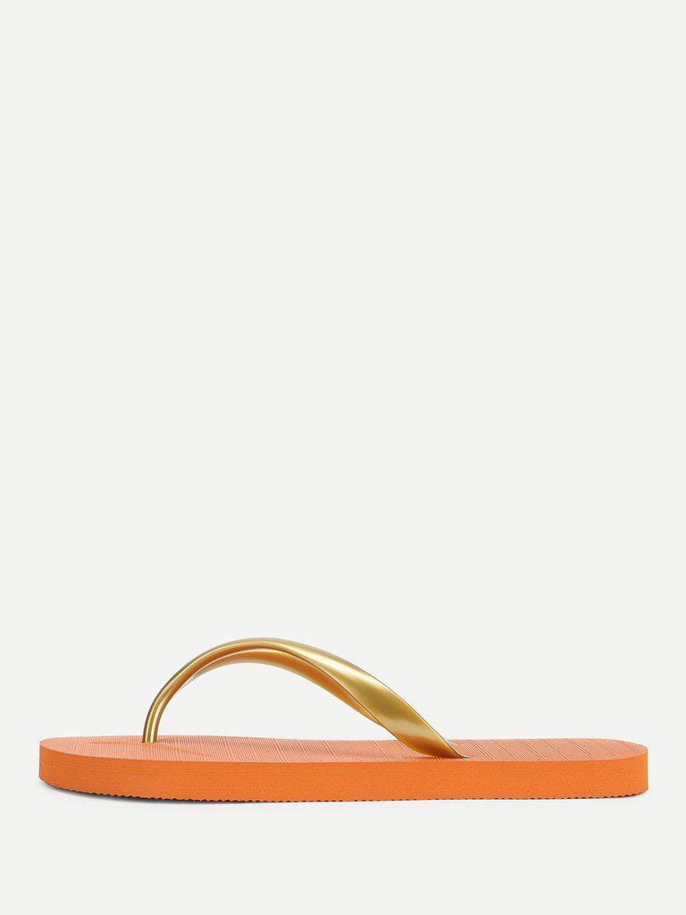 Letter Toe Post Sandals-shoes-Des Mess