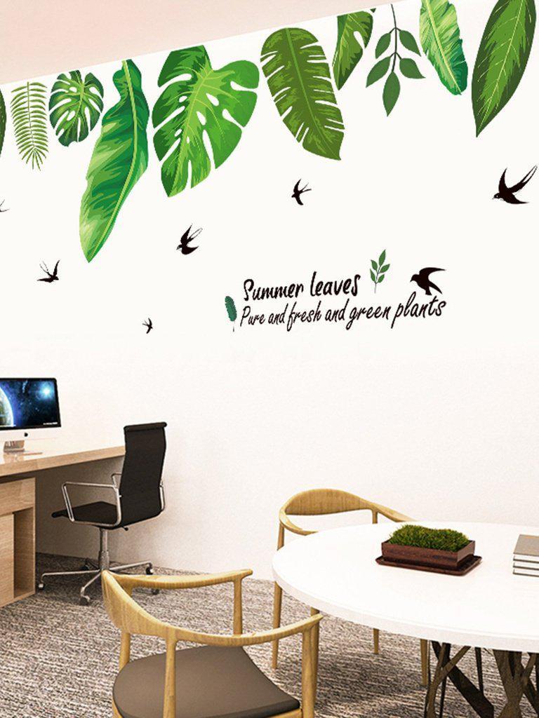 Tropical Leaves Wall Decal-others-Des Mess