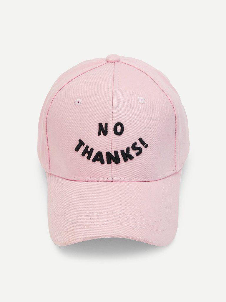 Embroidered Letter Baseball Cap-accessories-Des Mess
