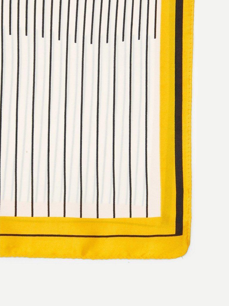 Contrast Trim Striped Print Bandana-accessories-Des Mess