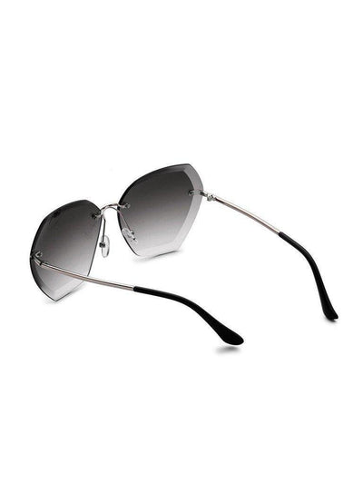 Rimless Oversized Sunglasses-accessories-Des Mess