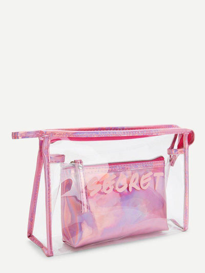 Iridescence Makeup Bag 2pcs-makeup-Des Mess