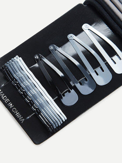 4 Colors Metal Hair Clip Set-hair-Des Mess
