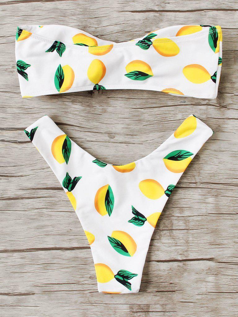 High Leg Twist Bikini Set-swimwear-Des Mess