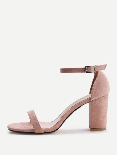 Two Part Block Heeled Sandals-shoes-Des Mess