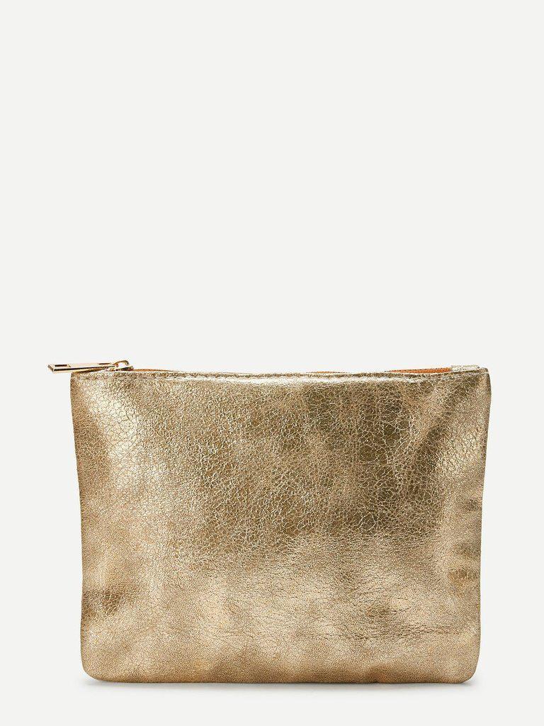 Metallic Makeup Bag-makeup-Des Mess