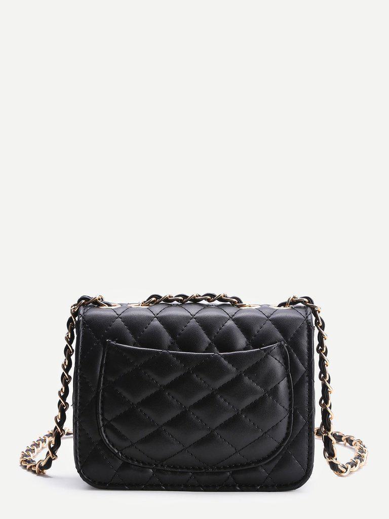 Black Twist Lock Crossbody Bag-accessories-Des Mess