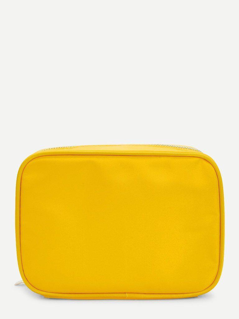 Letter Print Makeup Bag-makeup-Des Mess