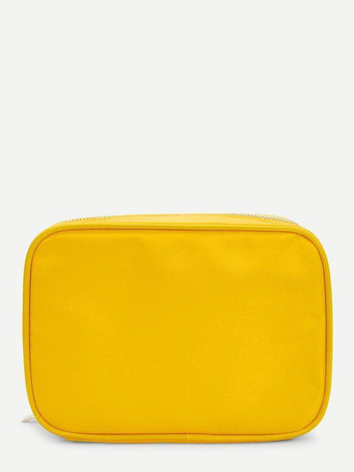 Letter Print Makeup Bag-makeup-Des Mess