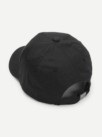 Embroidered Letter Baseball Cap-accessories-Des Mess