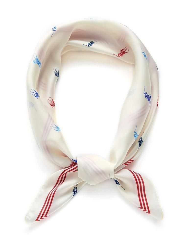 Graphic Print Striped Detail Bandana-accessories-Des Mess
