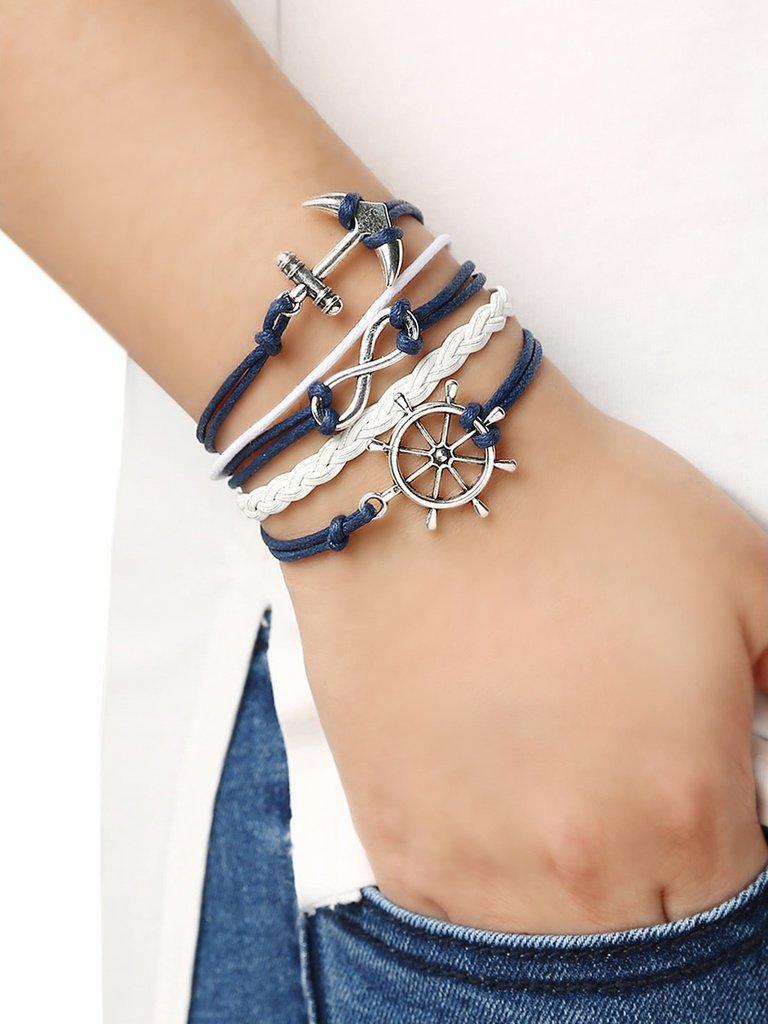 Braid Anchors Bracelet--Des Mess