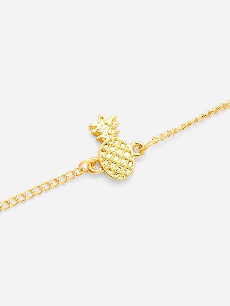 Pineapple Detail Link Bracelet-jewelry-Des Mess